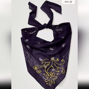 Free People Crawford Embroidered Hair Scarf